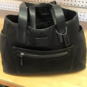 Coach Diaper Bag. Black
